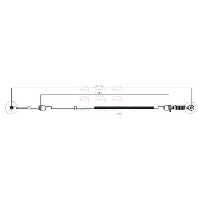 Apec Manual Transmission Cable Pull CAB7051