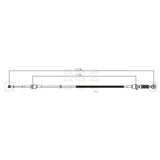 Apec Manual Transmission Cable Pull CAB7051