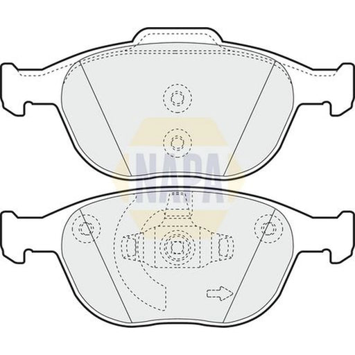 NAPA Front Brake Pad Set NBP1318
