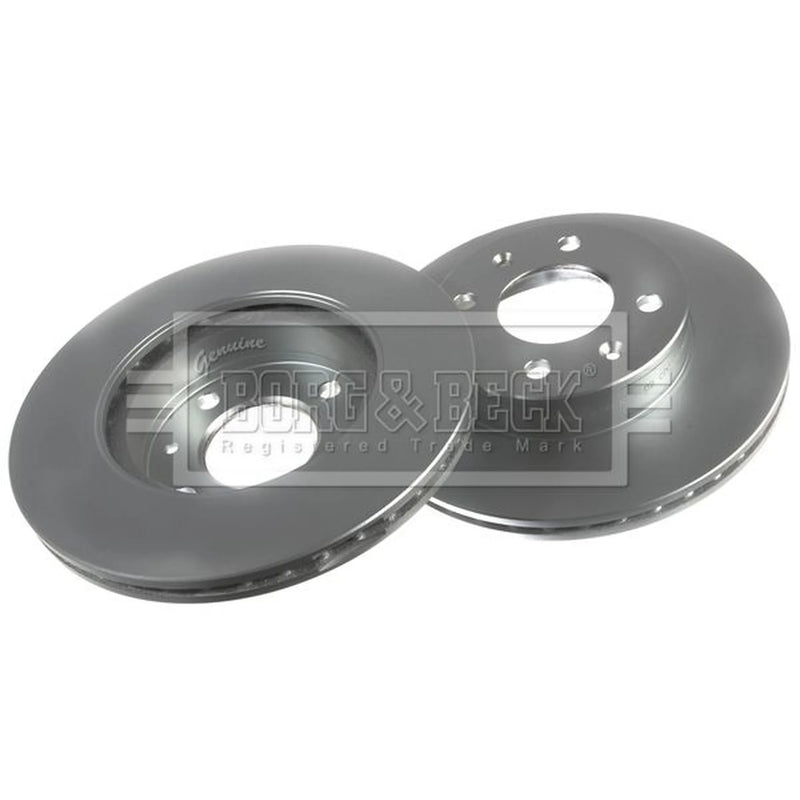 Borg & Beck 2 x Vented Front Brake Discs BBD4528