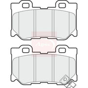 Apec Rear Brake Pad Set PAD1710