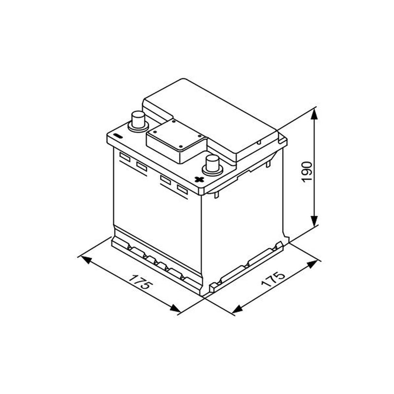 Bosch Batteries Battery 12V 44Ah 420A 0 092 S40 001