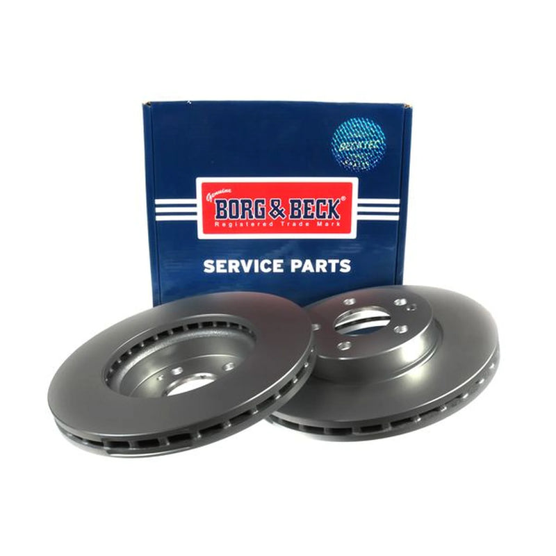 Borg & Beck 2 x Vented Front Brake Discs BBD4488