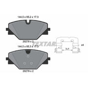 Textar Rear Brake Pad Set 2027801
