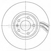 Borg & Beck 2 x Vented Front Brake Discs BBD6163S