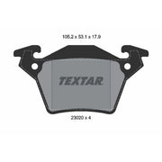 Textar Rear Brake Pad Set 2302001