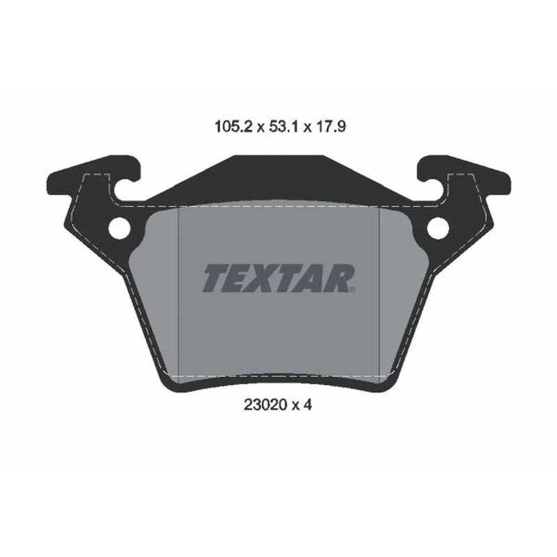 Textar Rear Brake Pad Set 2302001