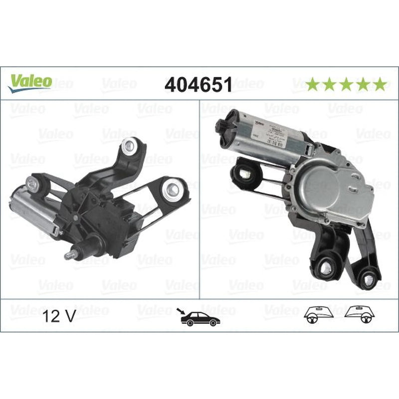 Valeo Front/Rear Wiper Motor Rear 404651