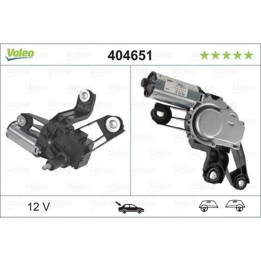 Valeo Front/Rear Wiper Motor Rear 404651