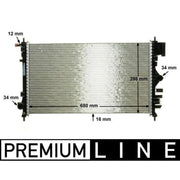 Mahle Engine Radiator CR 1097 000P