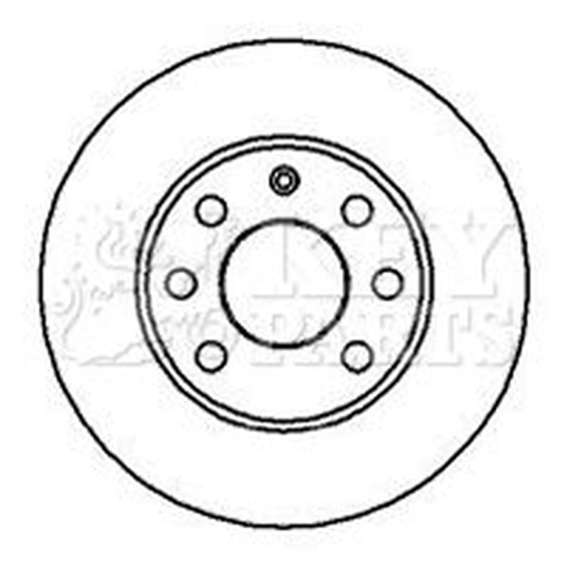 Key Parts Front Brake Discs KBD4857