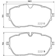 DON Front Brake Pad Set PCP1883