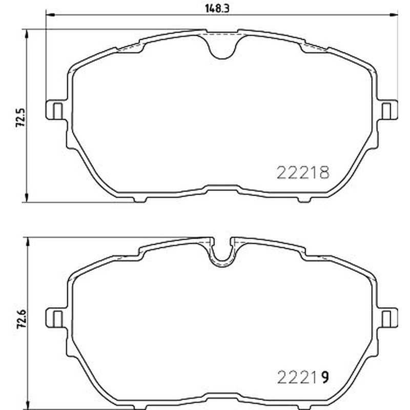 Mintex Front Brake Pad Set MDB3847