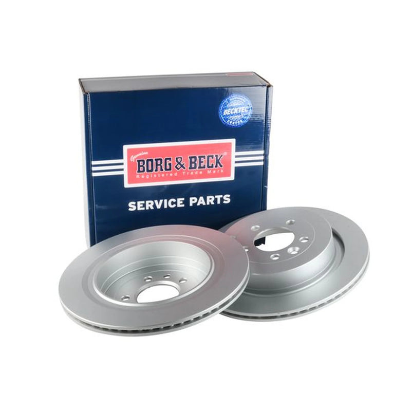 Borg & Beck 2 x Vented Rear Brake Discs BBD4533