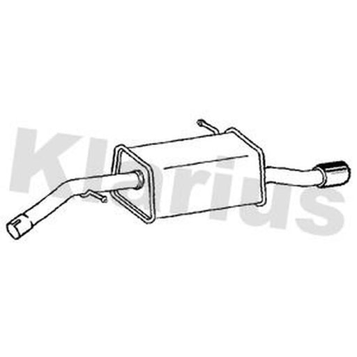 Klarius Box With Tail Pipe Rear CN783P