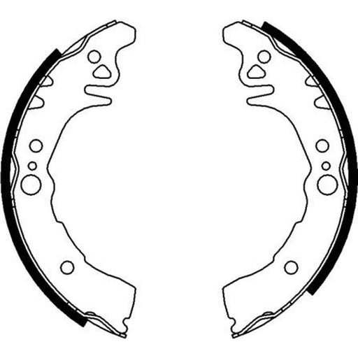 Textar Brake Shoe Set Axle Kit 91071800