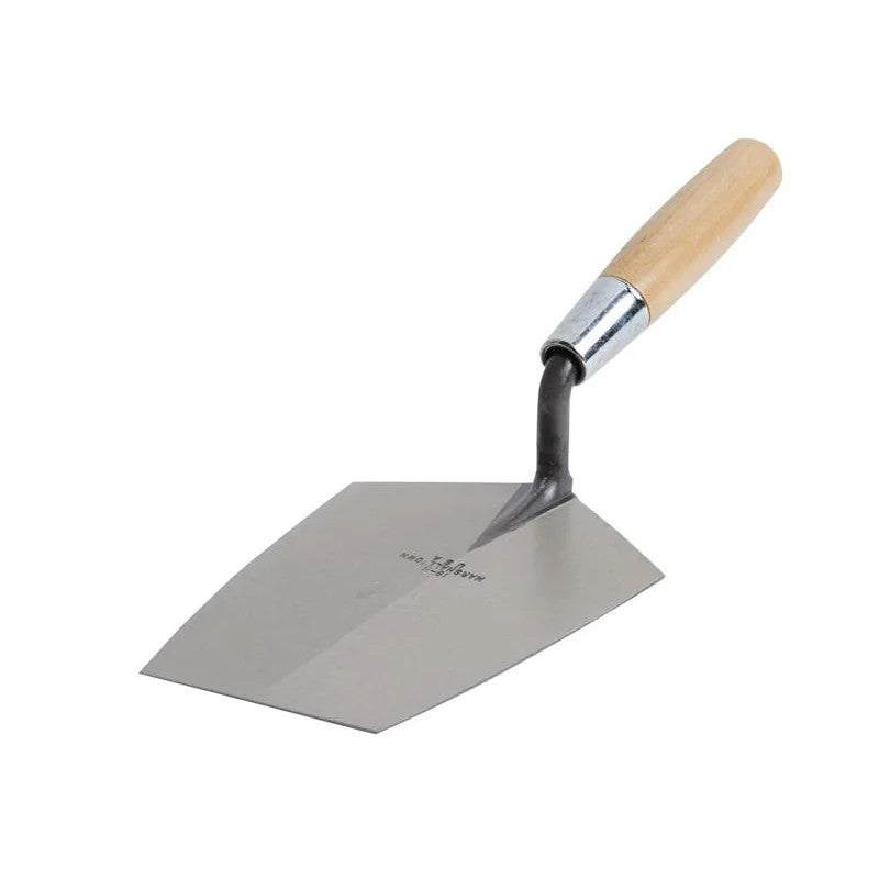 Marshalltown Bucket Trowel, Wood Handle 7.1/2in - M1975