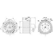 NRF Heater Blower Fan 34487