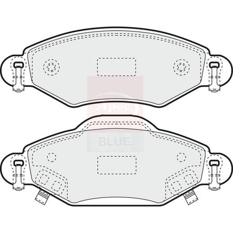 Apec Front Brake Pad Set PD3801
