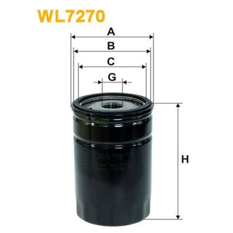 WIX Engine Oil Filter WL7270