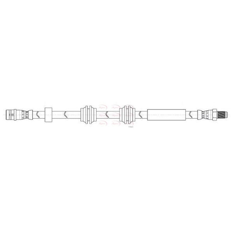 Apec Brake Hydraulic Hose Line Front HOS4252
