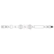Apec Brake Hydraulic Hose Line Front HOS4252