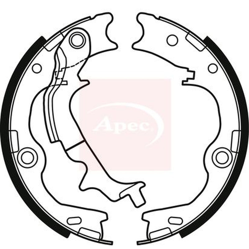 Apec Parking Brake Shoe Set SHU822