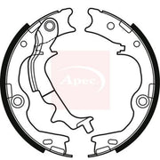 Apec Parking Brake Shoe Set SHU822