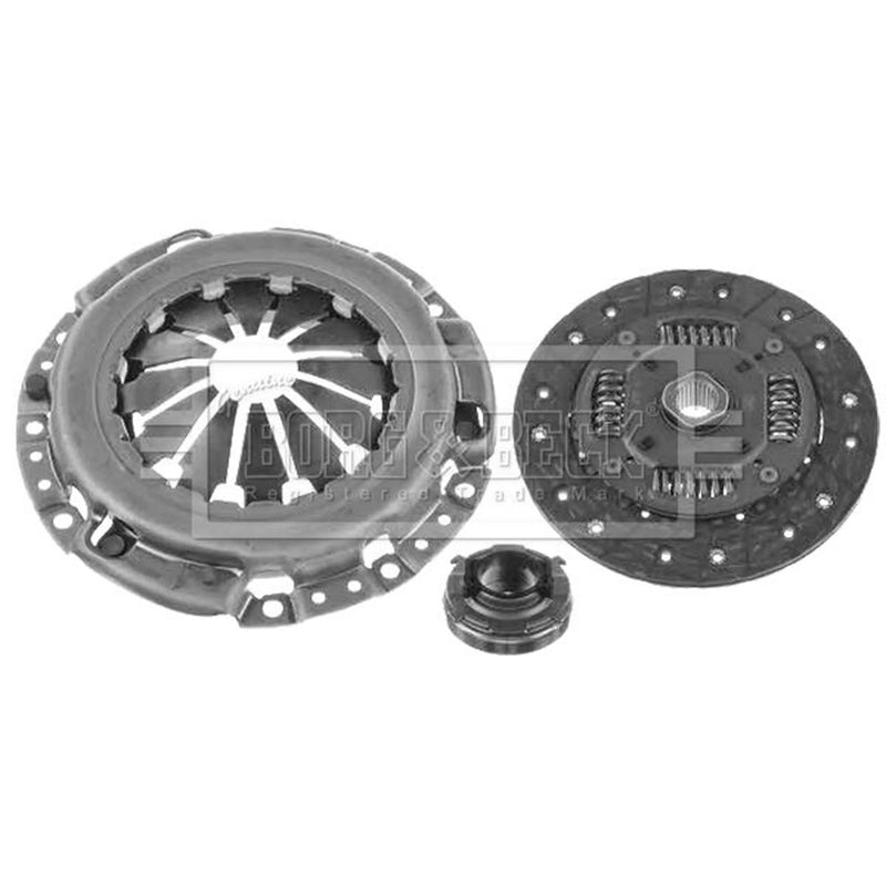Borg & Beck Clutch Kit Set 3pc 180mm HK2787