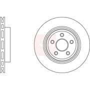 Apec 2 x Vented Rear Brake Discs DSK2875