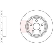 Apec 2 x Vented Rear Brake Discs DSK2875