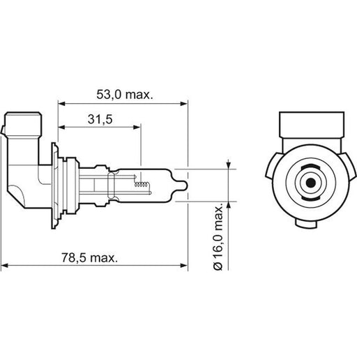 Valeo HB3 Bulb Cardboard Essential 032013 032013