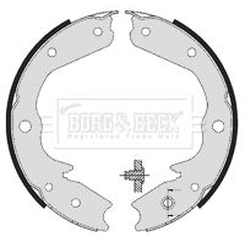 Borg & Beck Parking Brake Shoe Set BBS6361