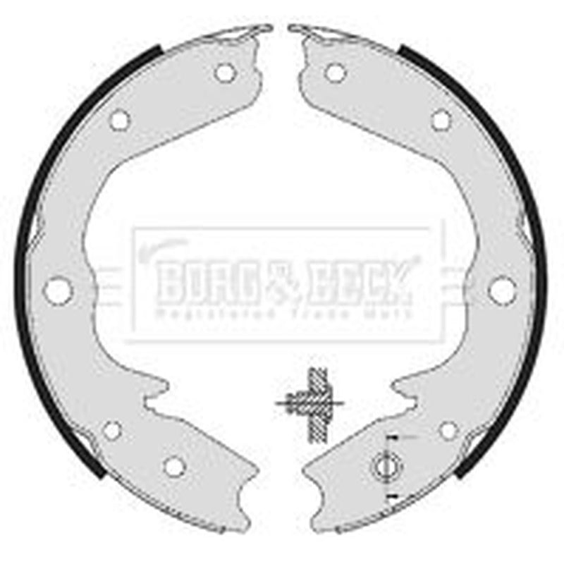 Borg & Beck Parking Brake Shoe Set BBS6361