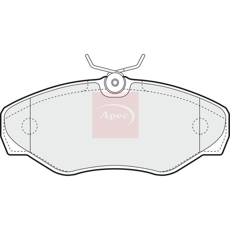 Apec Front Brake Pad Set PAD1240