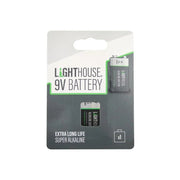 Lighthouse 9V LR61 Alkaline Battery 1100 mAh (Single Pack) - 6LR61