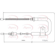 Apec Handbrake Cable Left Rear CAB1311
