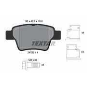 Textar Rear Brake Pad Set 2415001