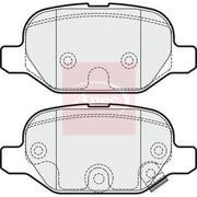Apec Rear Brake Pad Set PAD1906
