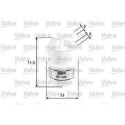 Valeo Fuel Filter Element 587050