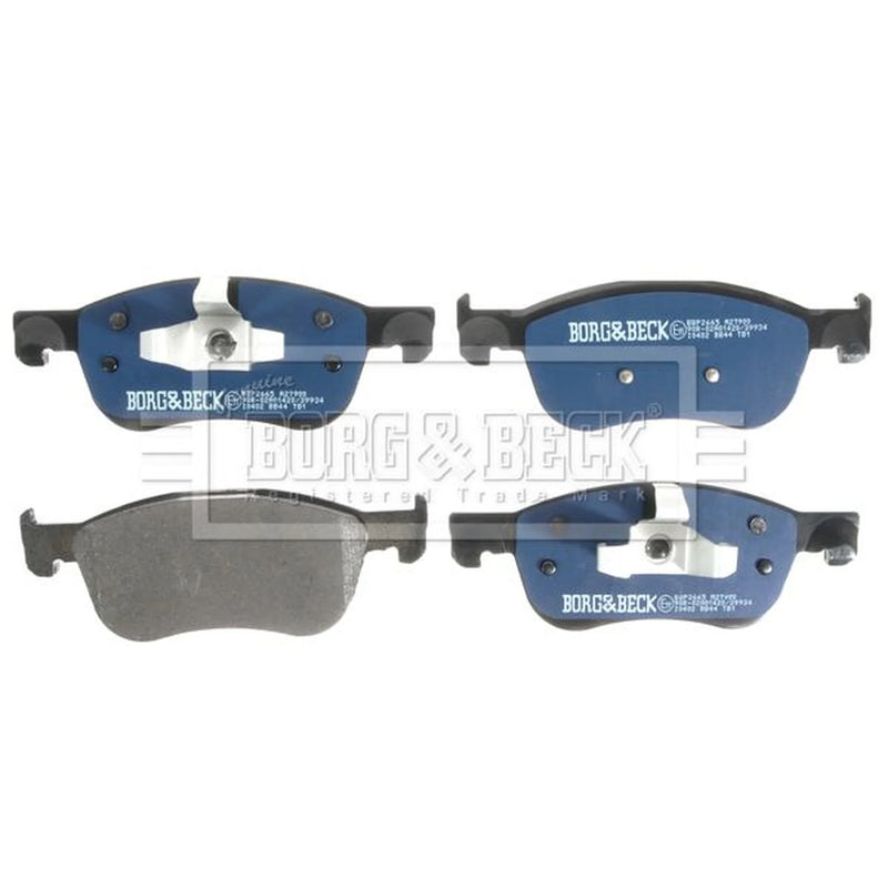 Borg & Beck 4 x Front Brake Pad Set BBP2665