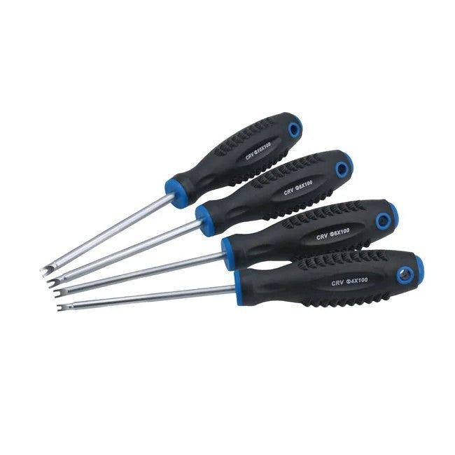 Laser Tools U-Type Security Screwdriver Set 4pc - PL