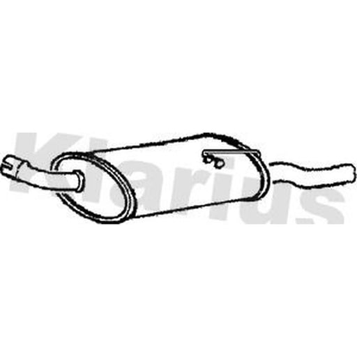Klarius Box With Tail Pipe Rear FE218M