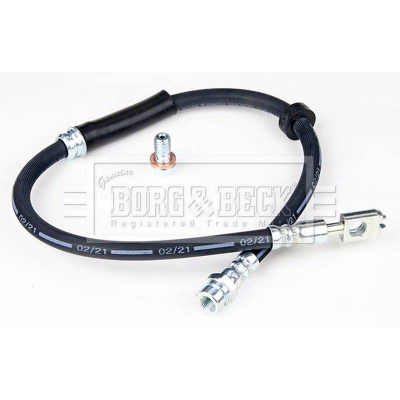 Borg & Beck Brake Hydraulic Hose Line Front Left BBH7389