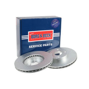 Borg & Beck 2 x Vented Front Brake Discs BBD4153