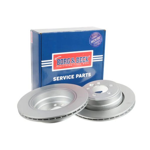 Borg & Beck 2 x Vented Rear Brake Discs BBD5377