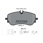 Textar Rear Brake Pad Set 2280201