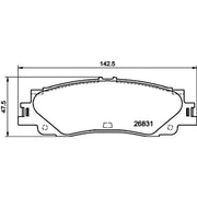 Textar Rear Brake Pad Set 2683101