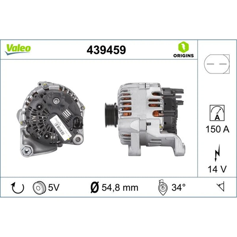 Valeo Car Alternator 12V 439459