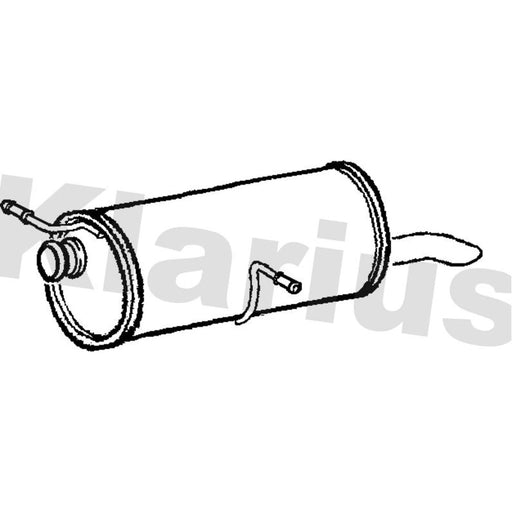 Klarius Box With Tail Pipe Rear PG636L